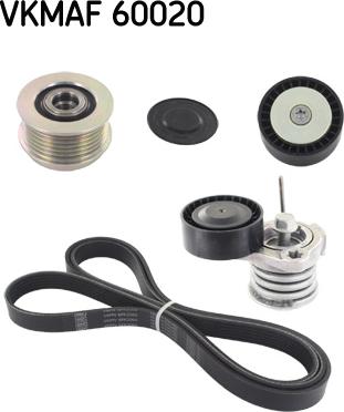 SKF VKMAF 60020 - Set curea transmisie cu caneluri www.parts5.com