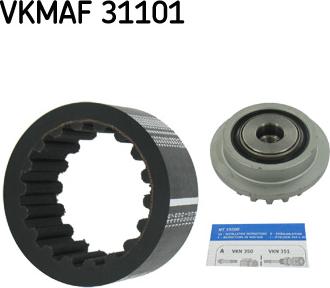 SKF VKMAF 31101 - Flexible Coupling Sleeve Kit parts5.com