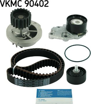 SKF VKMC 90402 - Vízpumpa + fogasszíj készlet www.parts5.com