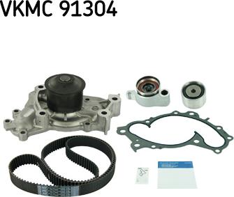 SKF VKMC 91304 - Set pompa apa + curea dintata www.parts5.com