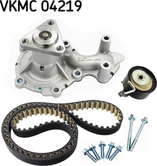 SKF VKMC 04219 - Vesipumppu + jakohihnasarja www.parts5.com