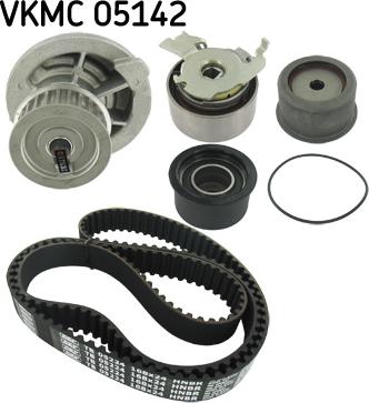 SKF VKMC 05142 - Αντλία νερού + σετ οδοντωτού ιμάντα www.parts5.com