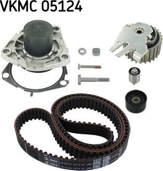 SKF VKMC 05124 - Vodné čerpadlo + sada ozubeného remeňa parts5.com