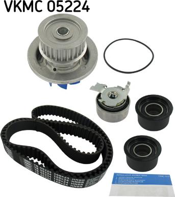 SKF VKMC 05224 - Pompe à eau + kit de courroie de distribution www.parts5.com