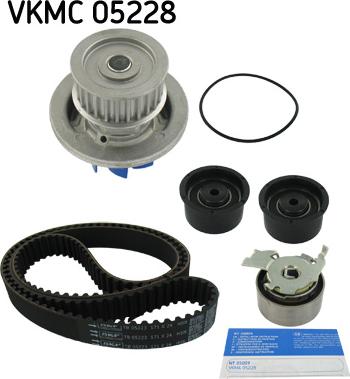 SKF VKMC 05228 - Αντλία νερού + σετ οδοντωτού ιμάντα www.parts5.com