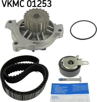 SKF VKMC 01253 - Αντλία νερού + σετ οδοντωτού ιμάντα www.parts5.com