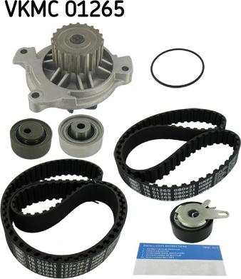 SKF VKMC 01265 - Vodní pumpa + sada ozubeného řemene www.parts5.com