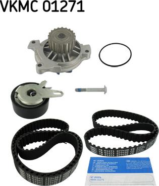 SKF VKMC 01271 - Su pompası + Triger kayışı seti www.parts5.com