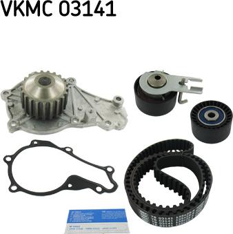 SKF VKMC 03141 - Pompe à eau + kit de courroie de distribution www.parts5.com