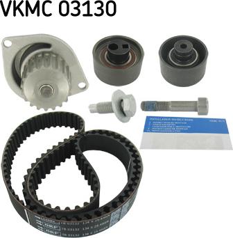 SKF VKMC 03130 - Водяной насос + комплект зубчатого ремня www.parts5.com