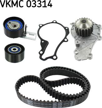 SKF VKMC 03314 - Pumpa za vodu + komplet zupčastog remena www.parts5.com