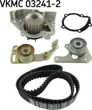 SKF VKMC 03241-2 - Pompa wodna + zestaw paska rozrządu www.parts5.com