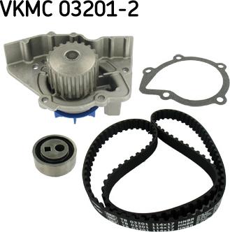 SKF VKMC 03201-2 - Bomba de agua + kit correa distribución www.parts5.com