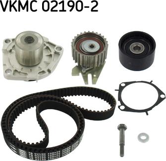 SKF VKMC 02190-2 - Αντλία νερού + σετ οδοντωτού ιμάντα www.parts5.com