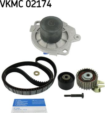 SKF VKMC 02174 - Bomba de agua + kit correa distribución www.parts5.com