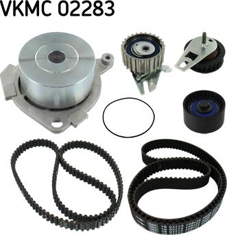 SKF VKMC 02283 - Pompa wodna + zestaw paska rozrządu www.parts5.com