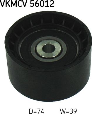 SKF VKMCV 56012 - Deflection / Guide Pulley, v-ribbed belt parts5.com