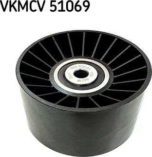 SKF VKMCV 51069 - Deflection / Guide Pulley, v-ribbed belt www.parts5.com