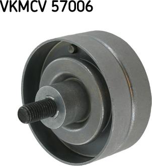 SKF VKMCV 57006 - Szíjtárcsa / vezetőgörgő, hosszbordás szíj www.parts5.com