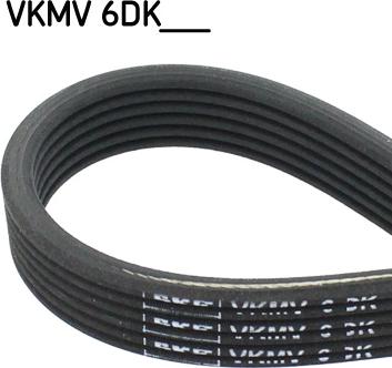 SKF VKMV 6DK1853 - V-Ribbed Belt www.parts5.com