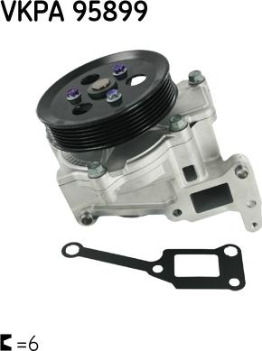 SKF VKPA 95899 - Water Pump www.parts5.com