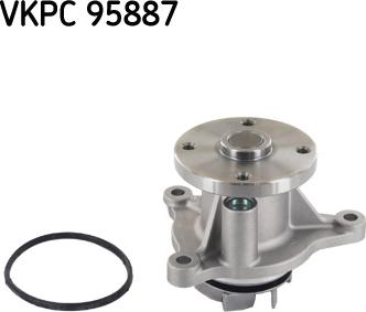 SKF VKPC 95887 - Bomba de agua www.parts5.com