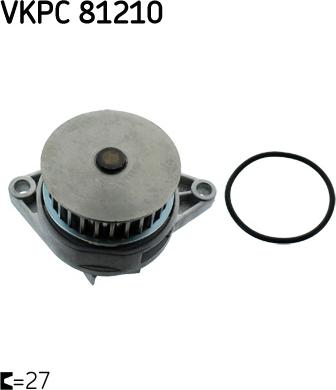 SKF VKPC 81210 - Vesipumppu www.parts5.com