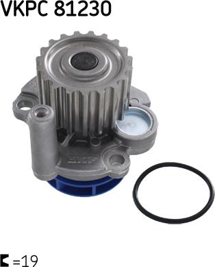 SKF VKPC 81230 - Водна помпа www.parts5.com