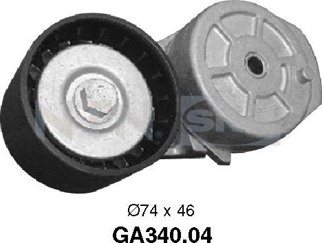 SNR GA340.04 - Rola ghidare / conducere, curea transmisie www.parts5.com