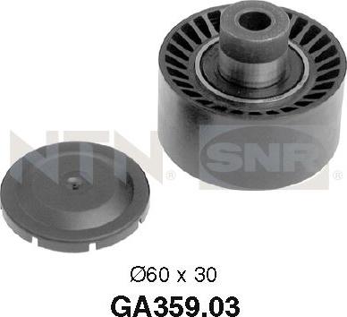 SNR GA359.03 - Направляющий ролик, поликлиновый ремень www.parts5.com