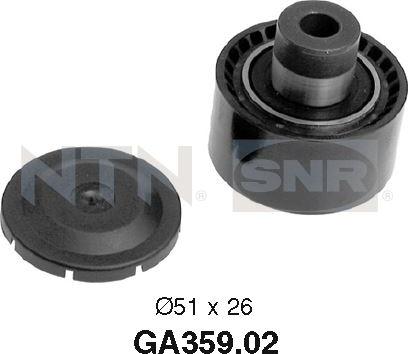 SNR GA359.02 - Rola ghidare / conducere, curea transmisie www.parts5.com