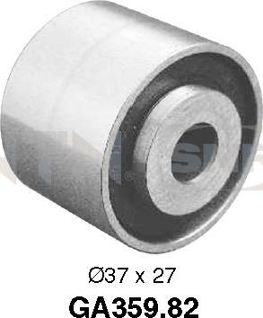 SNR GA359.82 - Deflection / Guide Pulley, v-ribbed belt www.parts5.com