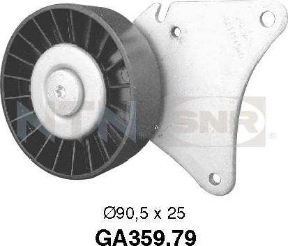 SNR GA359.79 - Паразитна / водеща ролка, пистов ремък www.parts5.com