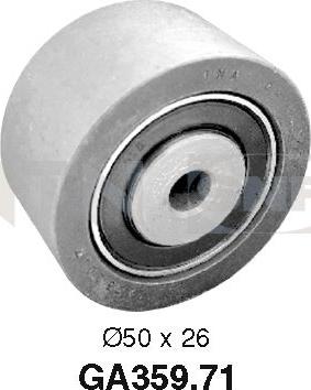 SNR GA359.71 - Deflection / Guide Pulley, v-ribbed belt www.parts5.com