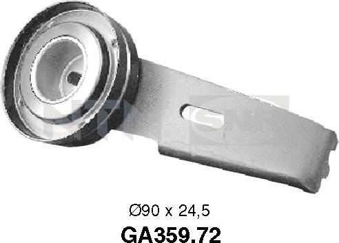 SNR GA359.72 - Rola ghidare / conducere, curea transmisie www.parts5.com