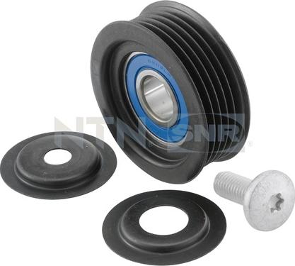 SNR GA384.15 - Deflection / Guide Pulley, v-ribbed belt www.parts5.com