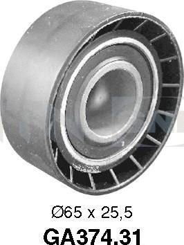 SNR GA374.31 - Rola ghidare / conducere, curea transmisie www.parts5.com