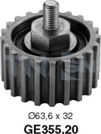 SNR GE355.20 - Deflection / Guide Pulley, timing belt parts5.com