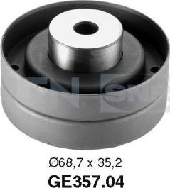 SNR GE357.04 - Deflection / Guide Pulley, timing belt www.parts5.com