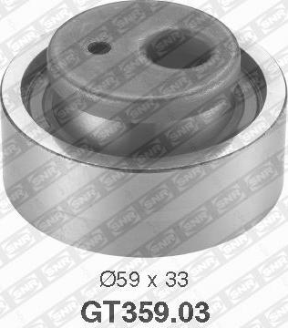 SNR GT359.03 - Feszítő, fogasszíj www.parts5.com