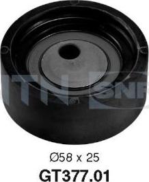 SNR GT377.01 - Tensioner Pulley, timing belt www.parts5.com