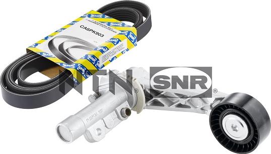 SNR KA859.40 - V-Ribbed Belt Set parts5.com