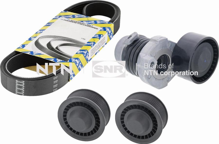 SNR KA855.38 - V-Ribbed Belt Set www.parts5.com