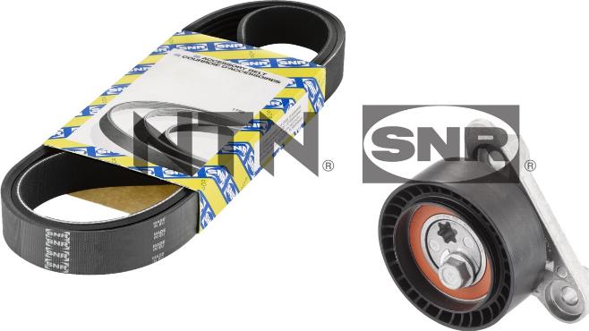 SNR KA857.38 - V-Ribbed Belt Set www.parts5.com