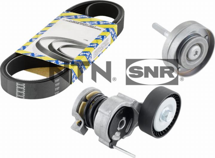 SNR KA857.33 - Komplet klinastog rebrastog remena www.parts5.com