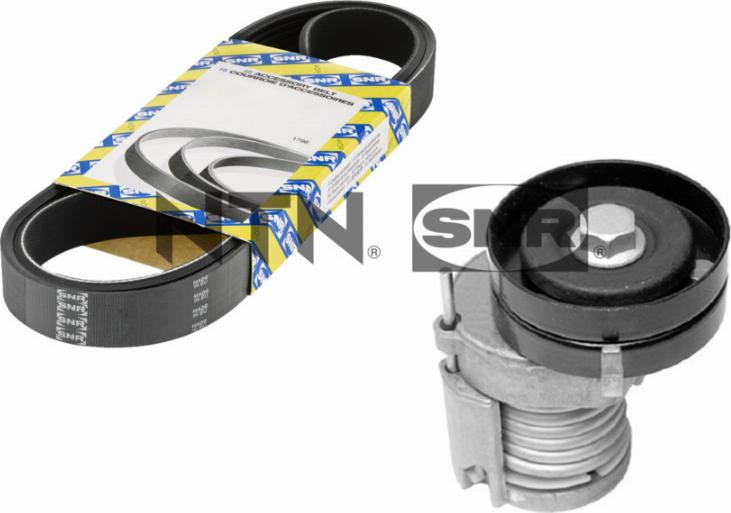 SNR KA857.21 - Garnitura klinastog rebrastog kaiša www.parts5.com