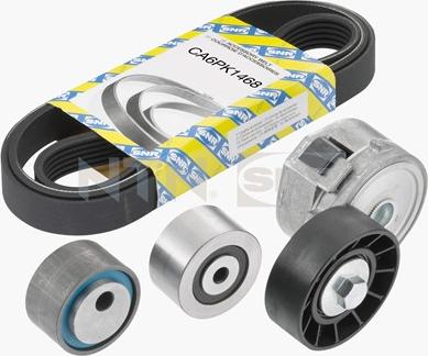 SNR KA866.08 - V-Ribbed Belt Set www.parts5.com