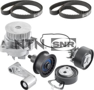 SNR KDP457.260 - Pompa wodna + zestaw paska rozrządu www.parts5.com