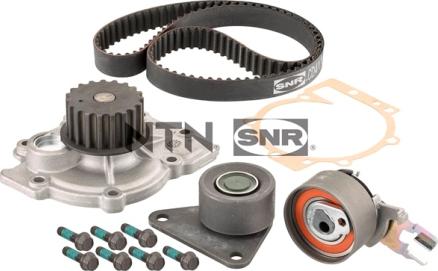 SNR KDP465.050 - Pompa wodna + zestaw paska rozrządu www.parts5.com