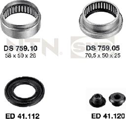 SNR KS559.05 - Yataklama, aks gövdesi www.parts5.com